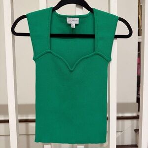 Lucy Paris Vibrant Green Tank Top